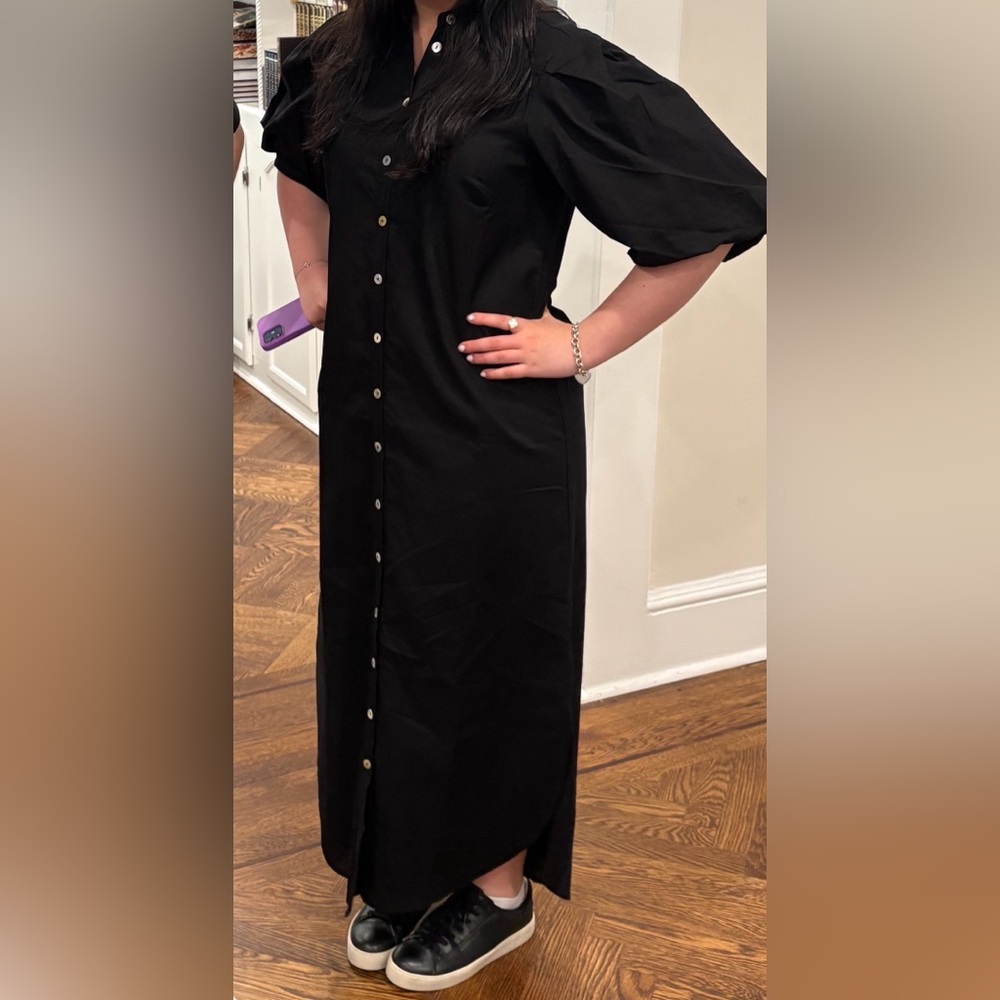 Chic Black Long Sleeve Dress